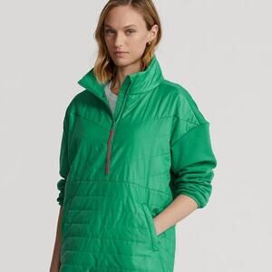 NWT Ralph Lauren RLX Quilted Panel Hybrid Pullover Sweater L